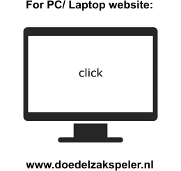 For PC/ Laptop website: click www.doedelzakspeler.nl