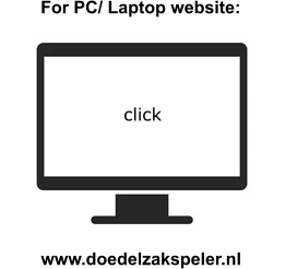 For PC/ Laptop website: click www.doedelzakspeler.nl