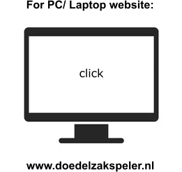 For PC/ Laptop website: click www.doedelzakspeler.nl