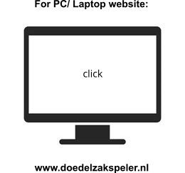For PC/ Laptop website: click www.doedelzakspeler.nl